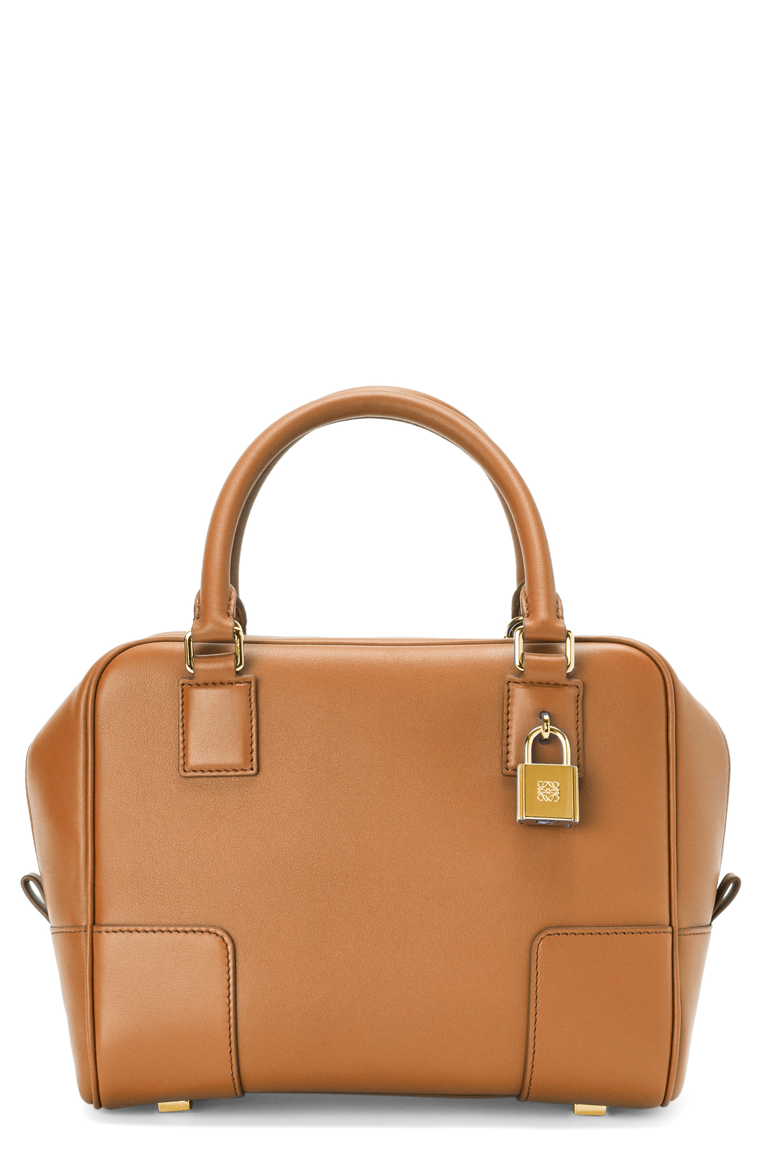 Loewe Amazona 19 Square Leather Satchel, Main, color, 