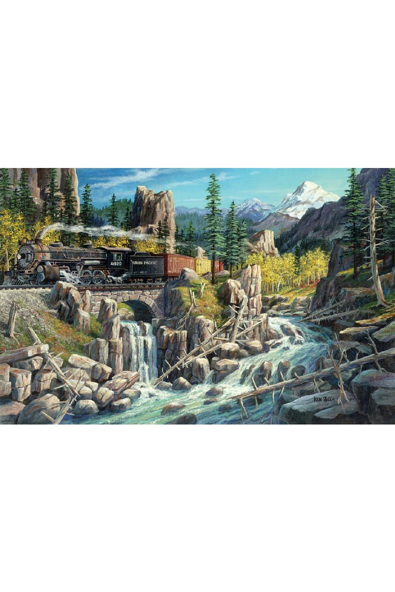 Rails West 1000 piece Jigsaw Puzzle for Adults, Alternate, color, Multicolor