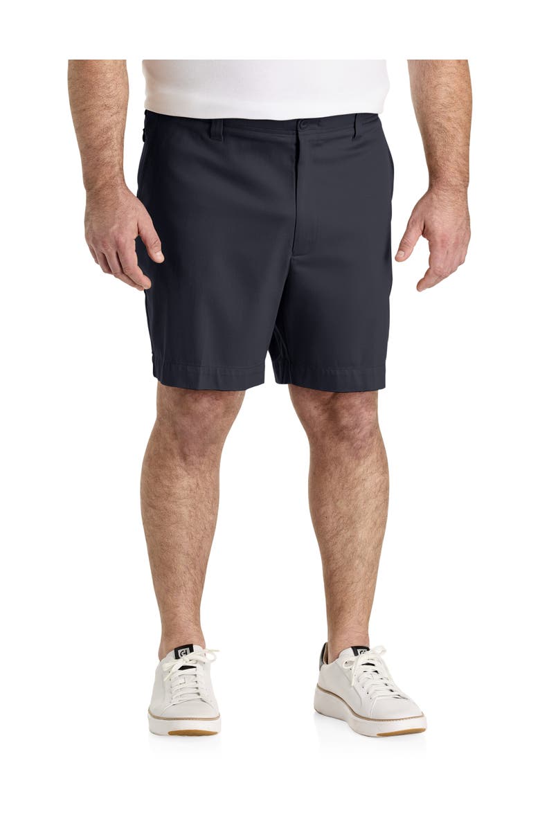 Oak Hill by DXL Big & Tall  Tech Shorts, Main, color, Black