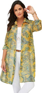 Jessica London Sheer Georgette Mega Tunic