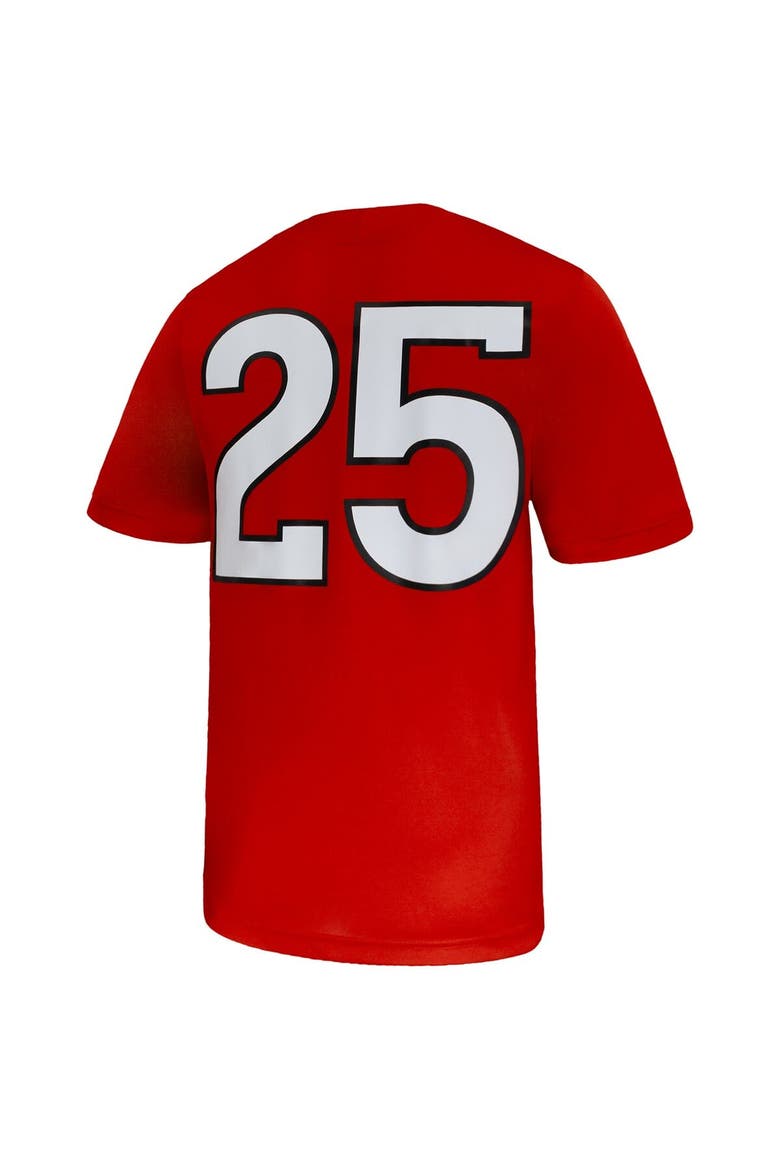 Men's Nike #25 Scarlet Rutgers Scarlet Knights Untouchable Replica Game Jersey, Alternate, color, Scarlet