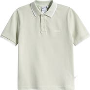 BOSS Kidswear Kids' Tipped Cotton Piqué Polo