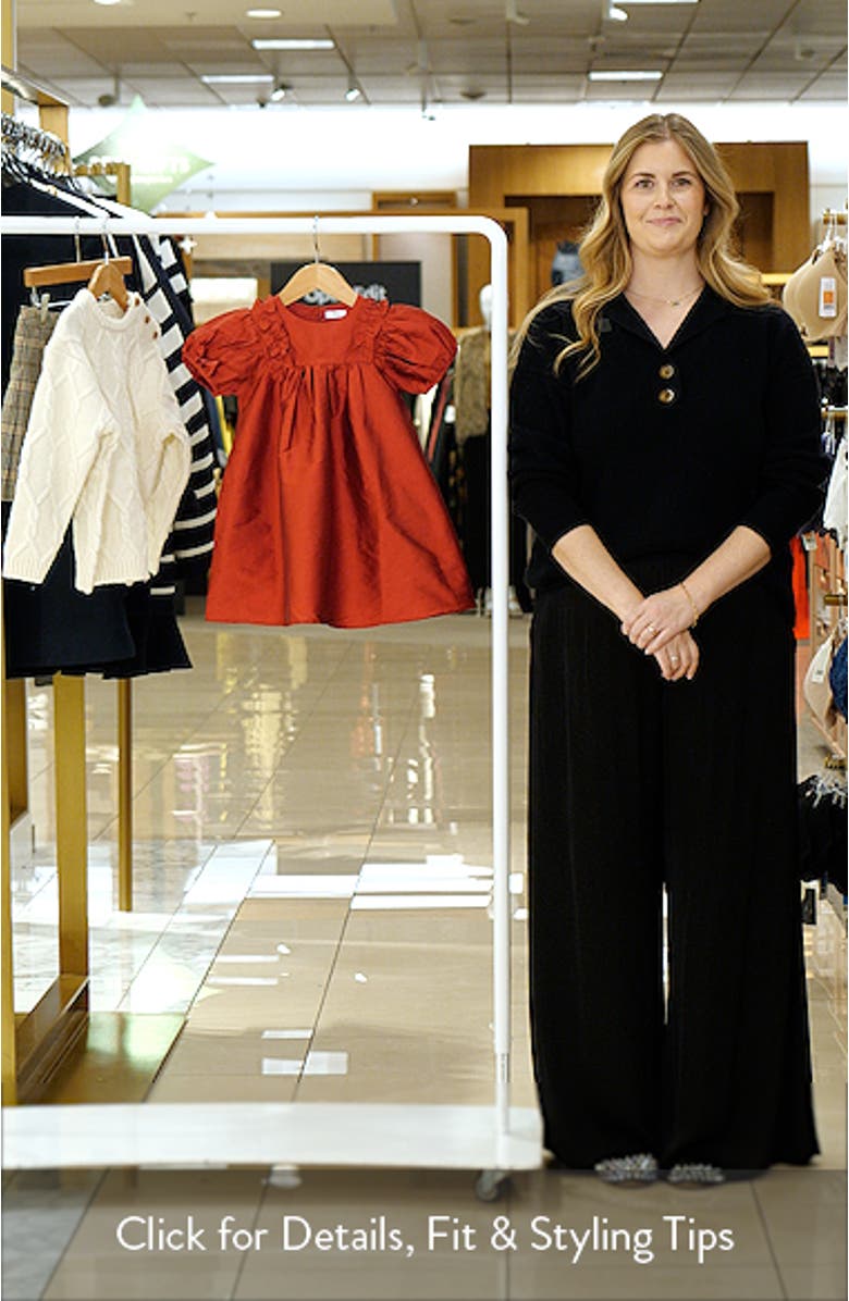 Kids
 Ruffle Taffeta Party Dress, sales video thumbnail