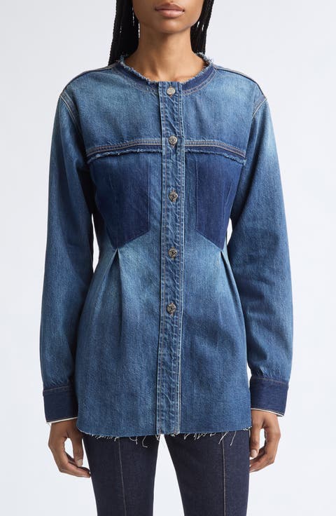 Weslia Denim Shacket