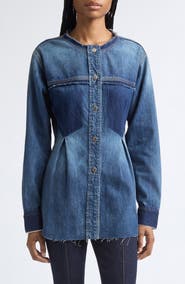 Veronica Beard Weslia Denim Shacket