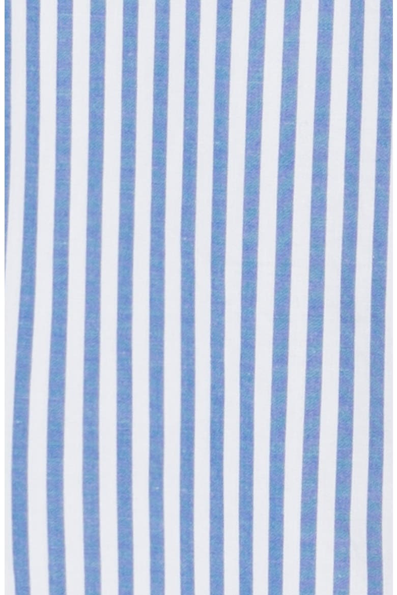 Stripe Long Sleeve Maternity/Nursing Shirtdress, Alternate, color, BLUE STRIPE
