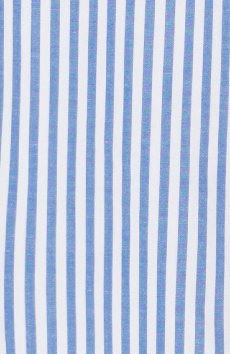 Seraphine Stripe Long Sleeve Maternity/Nursing Shirtdress, Alternate, color, 