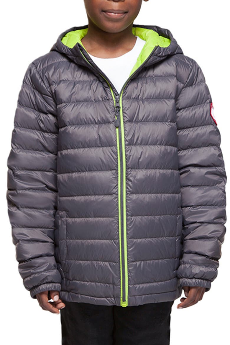 Kids' Ultra Light Packable Down Jacket, Main, color, Charcoal grey