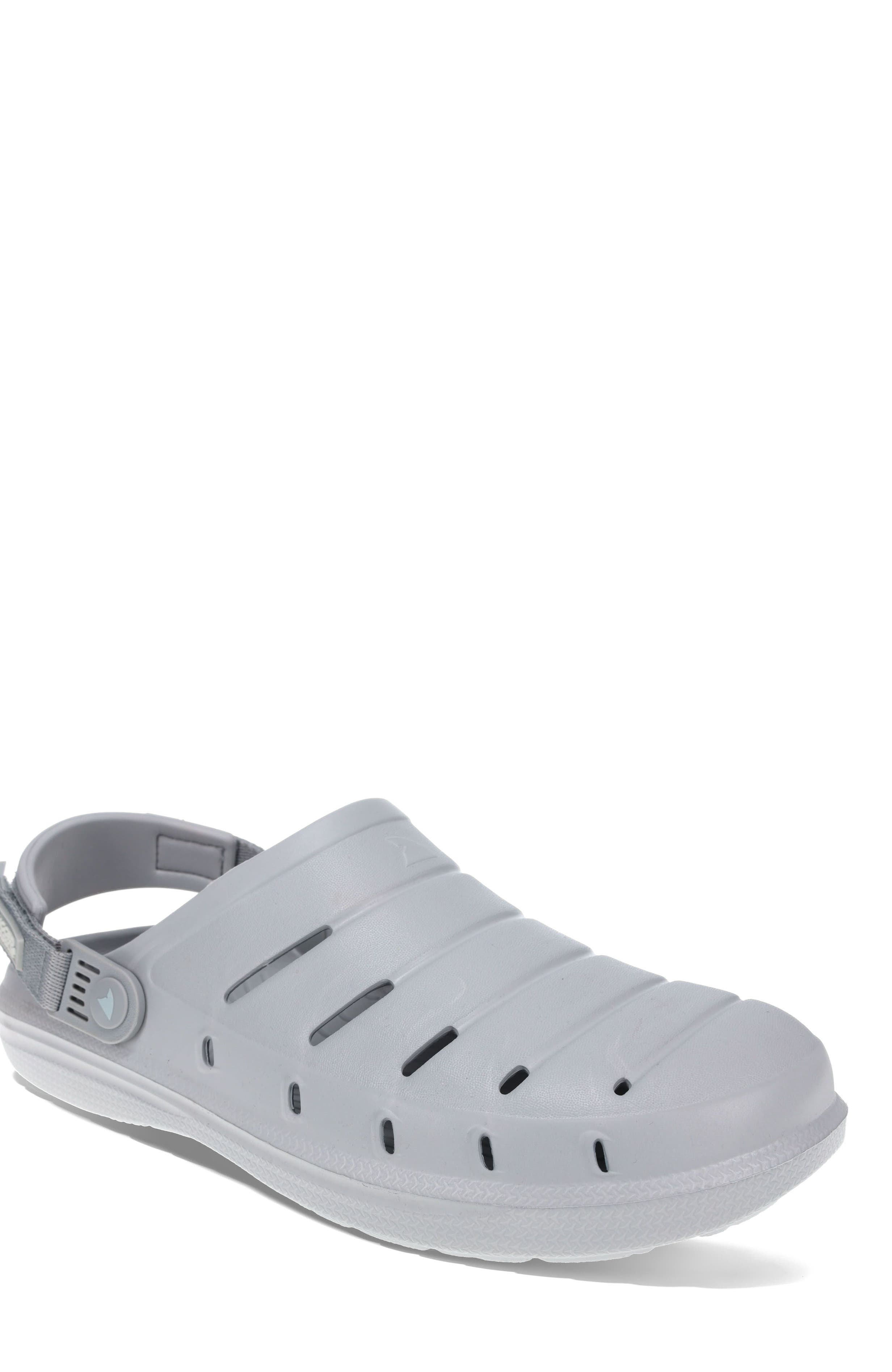 RUGGED SHARK Mens Cove Clogs, Alternate, color, Grey