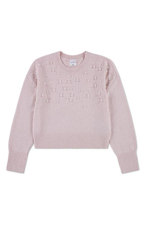 Kids' Sparkle Crewneck Sweater (Little Kid & Big Kid)