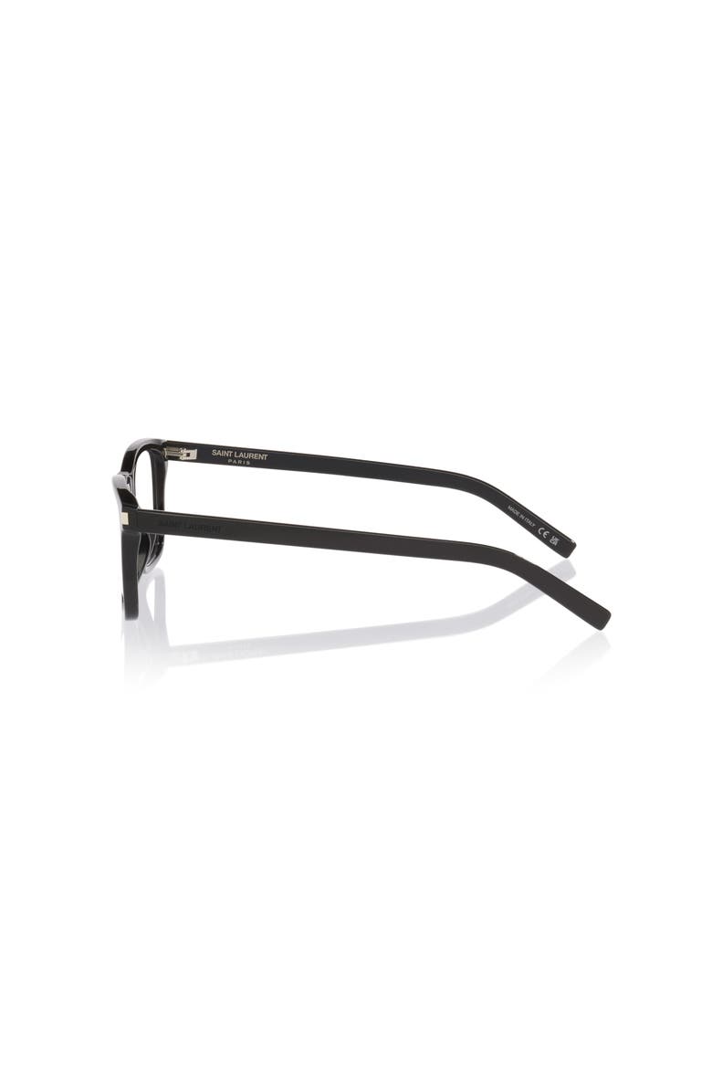 56mm Rectangle optical glasses, Alternate, color, Black
