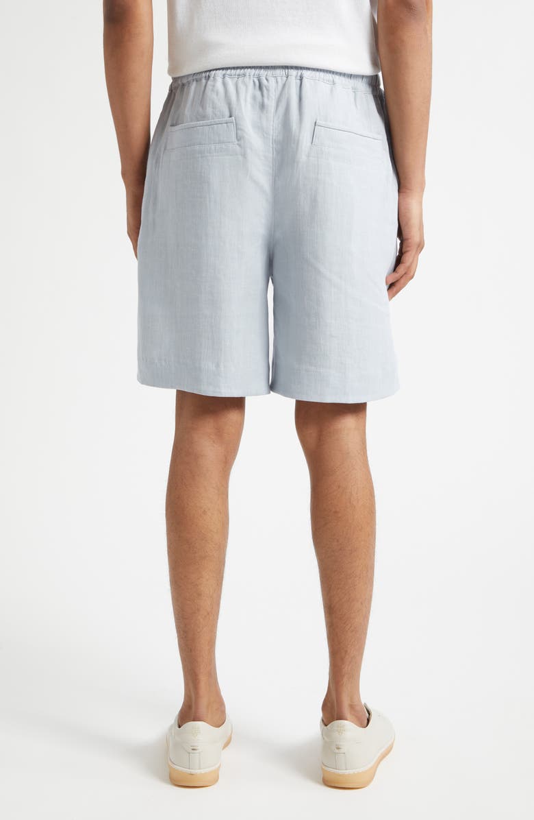Eleventy Linen Shorts, Alternate, color, 08N Zucchero