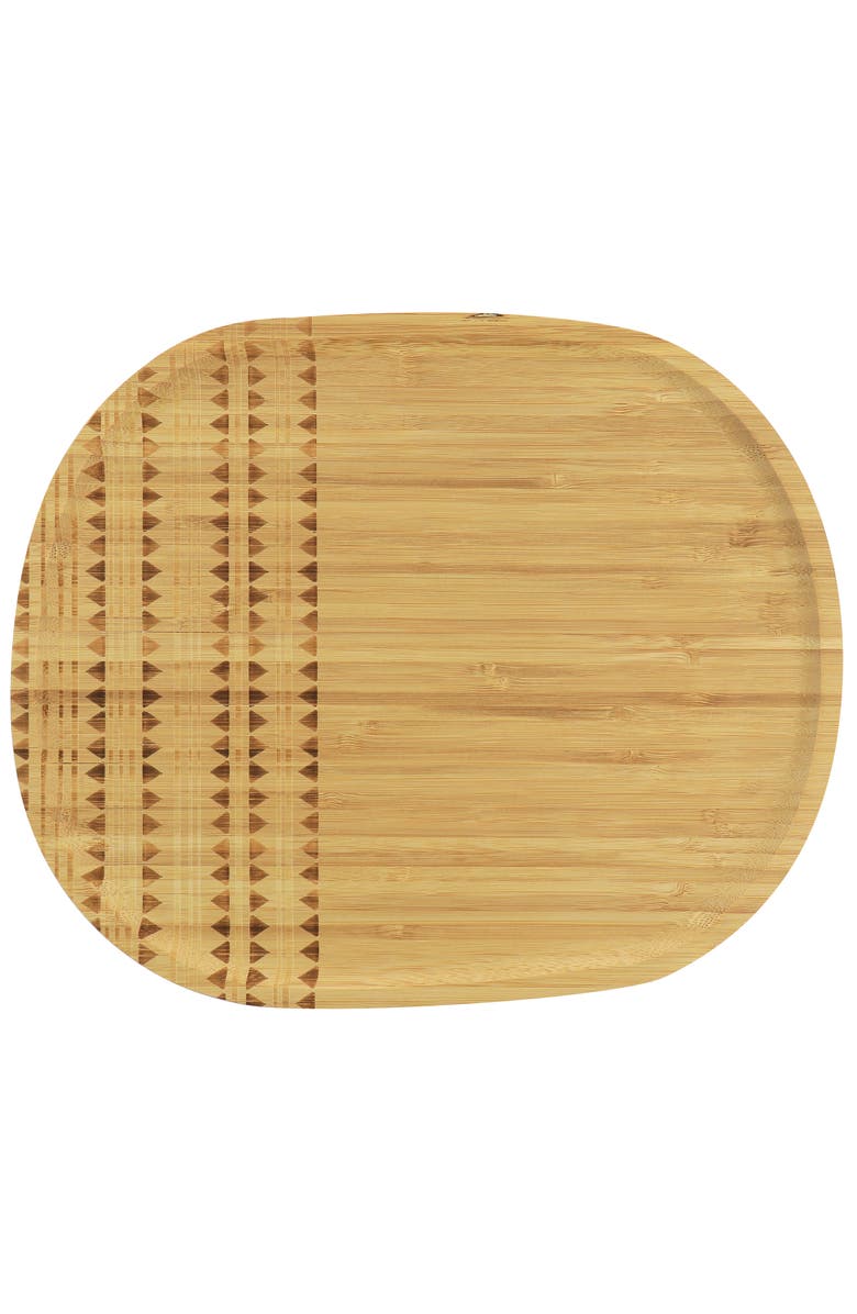 Gibson Home 13.5 Inch Sadler Wooden Serving Tray, Alternate, color, Light Brown