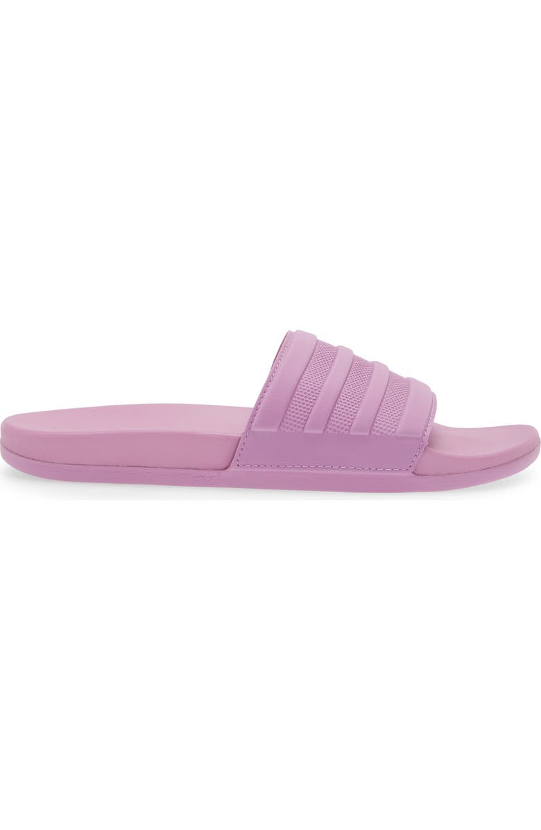 adidas Adilette Comfort Slide Sandal, Alternate, color, Purple/Purple/Purple