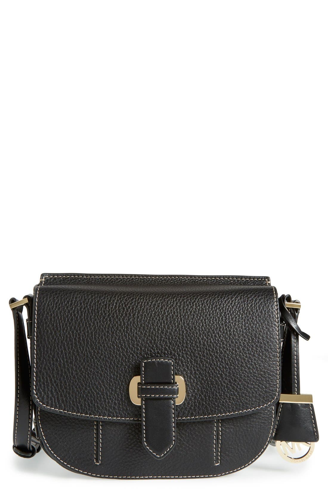 MICHAEL Michael Kors 'Medium Romey' Suede Messenger Bag, Main, color, 