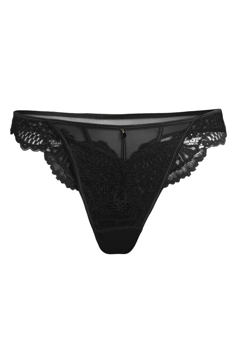 Hunkemöller Whitney Thong, Alternate, color, Caviar