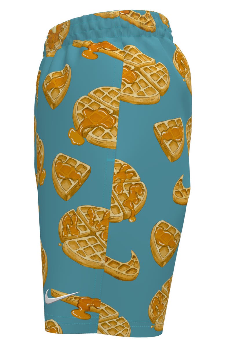 Nike Kids' 7-Inch Volley Swim Trunks, Alternate, color, Dusty Cactus