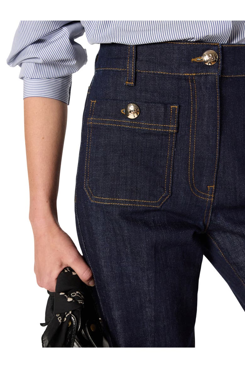 Clema High-Waist Straight Jeans, Alternate, color, Jeans