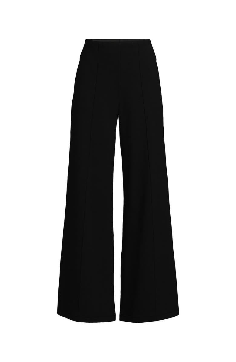 Lands' End Starfish High Rise Palazzo Pants, Alternate, color, Black