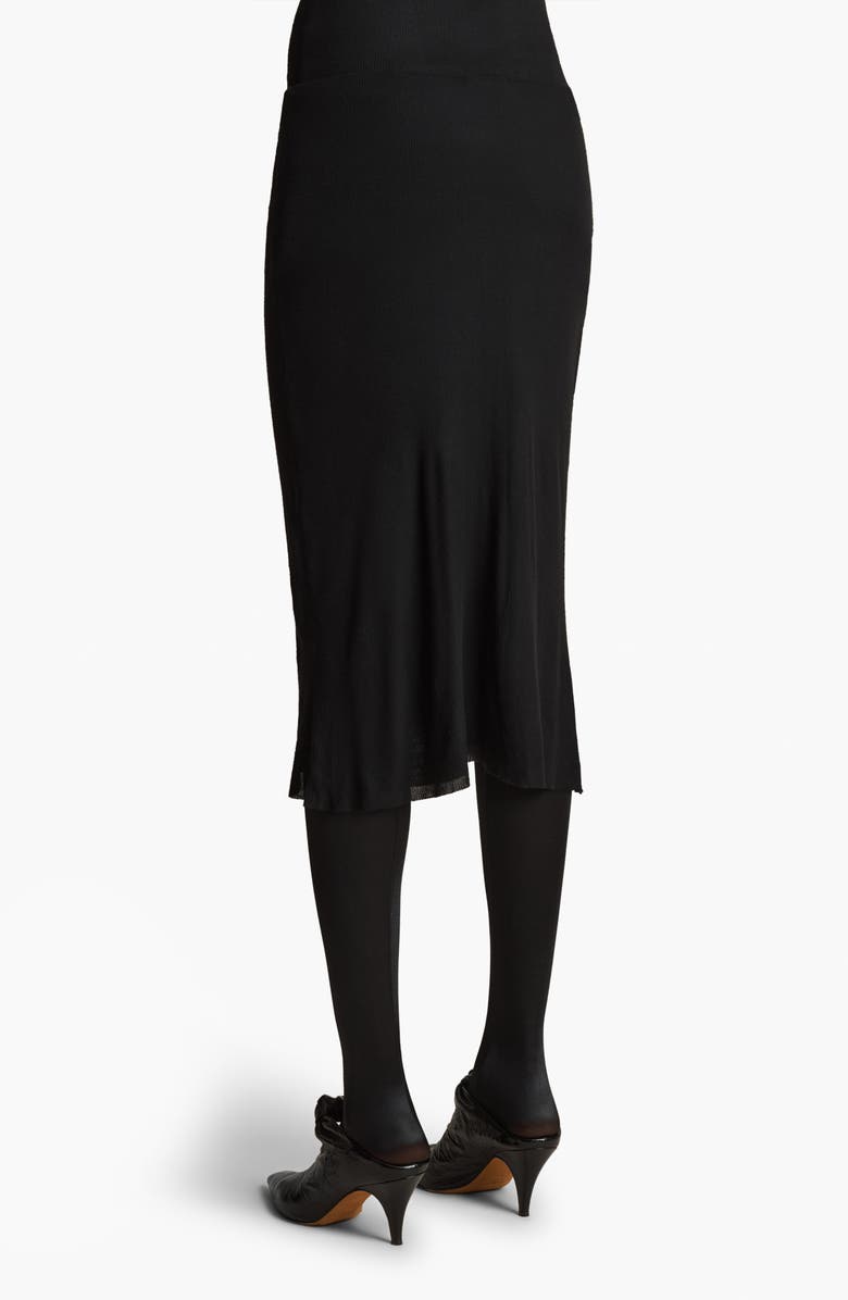 Khaite Leema Rib Sweater Skirt, Alternate, color, 