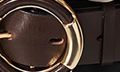 Rag & Bone Marina Wide Leather Belt