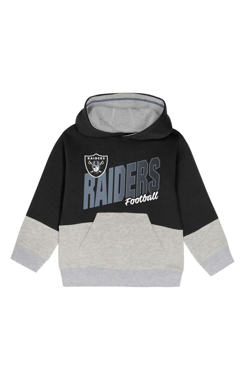 Outerstuff Toddler Outerstuff Black Las Vegas Raiders Lineman Fleece Hoodie & Pants Set, Alternate, color, Black