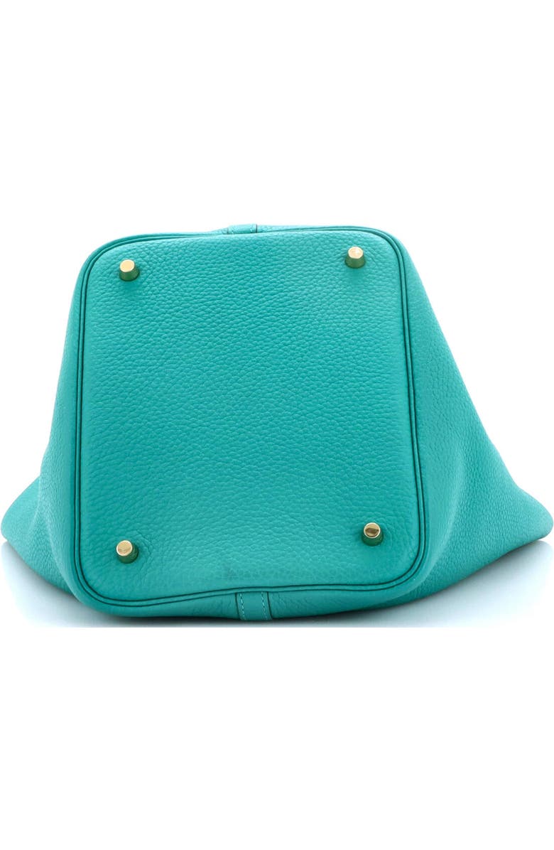 Pre-Owned Hermes Picotin Lock Bag Clemence MM, Alternate, color, Vert Verone