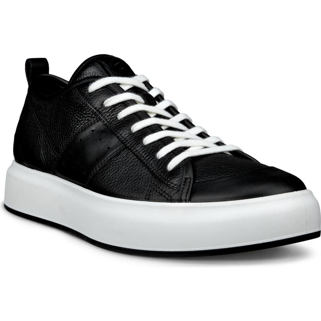 Ecco Street Ace Sneaker In Black/black