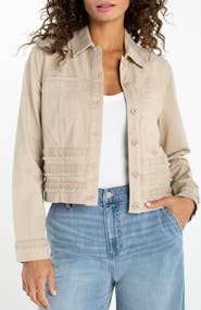 Liverpool Los Angeles Twill Fringe Jacket