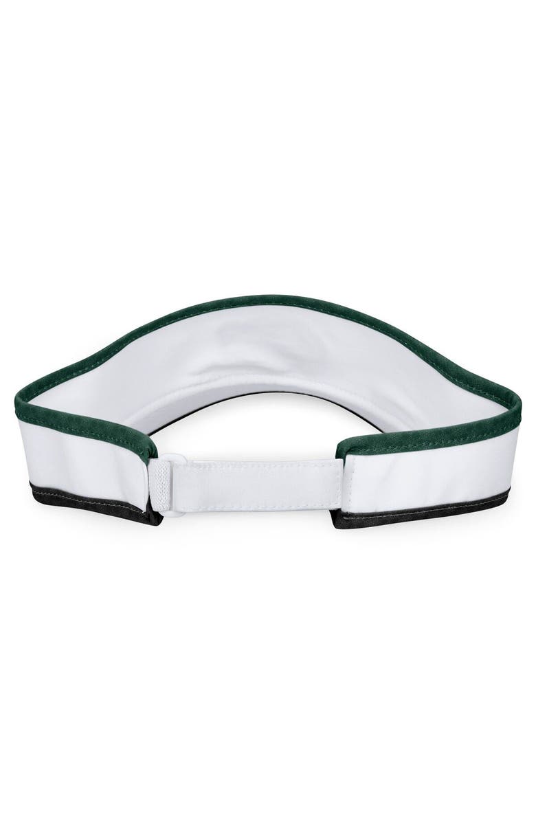 TOP OF THE WORLD Men's Top of the World White Michigan State Spartans Daybreak Adjustable Visor, Alternate, color, White