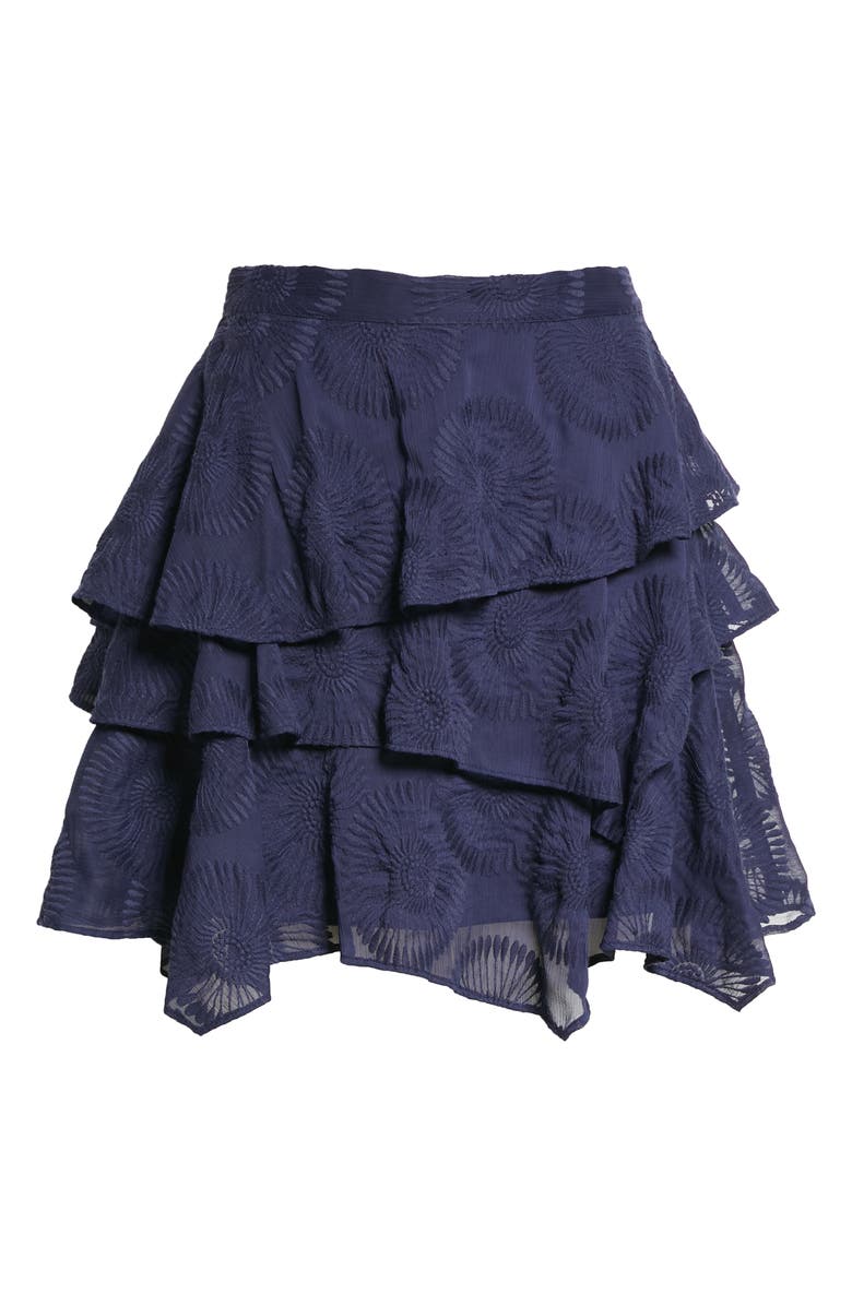 Ted Baker London Tieri Asymmetric Tiered Skirt, Alternate, color,
