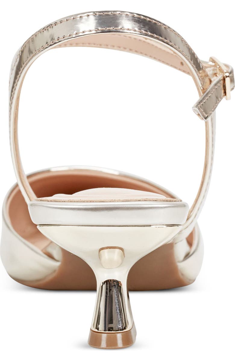 Easy Spirit Halyn Ankle Strap Kitten Heel Pump, Alternate, color, Gold