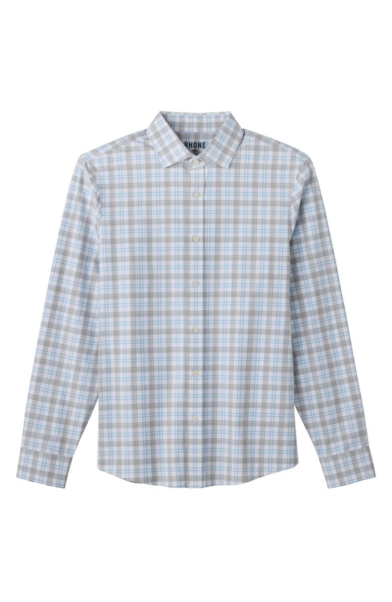 Rhone State of Mind Check Slim Fit Button-Up Shirt, Alternate, color,
