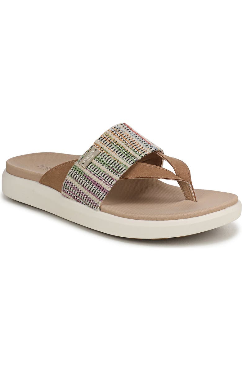 Dr. Scholl's All Day Flip Flop, Main, color, Honey Brown