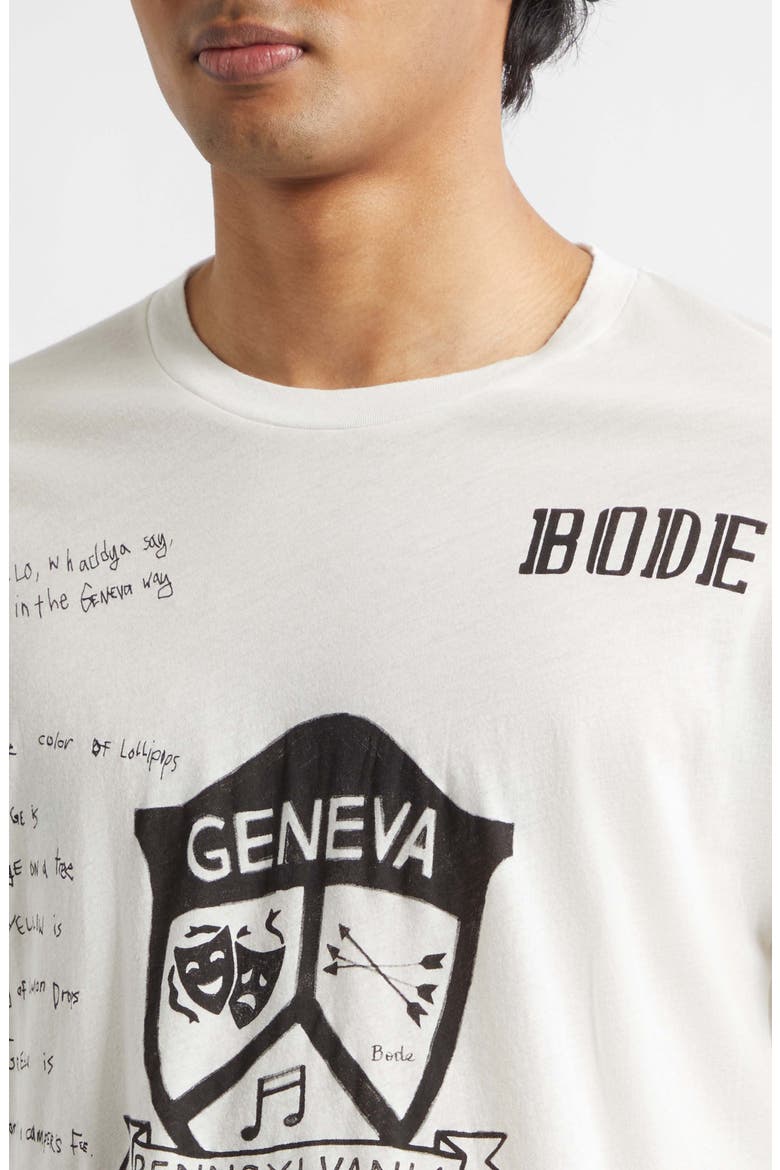 Geneva Camp Crest Graphic T-Shirt, Alternate, color, CREAM