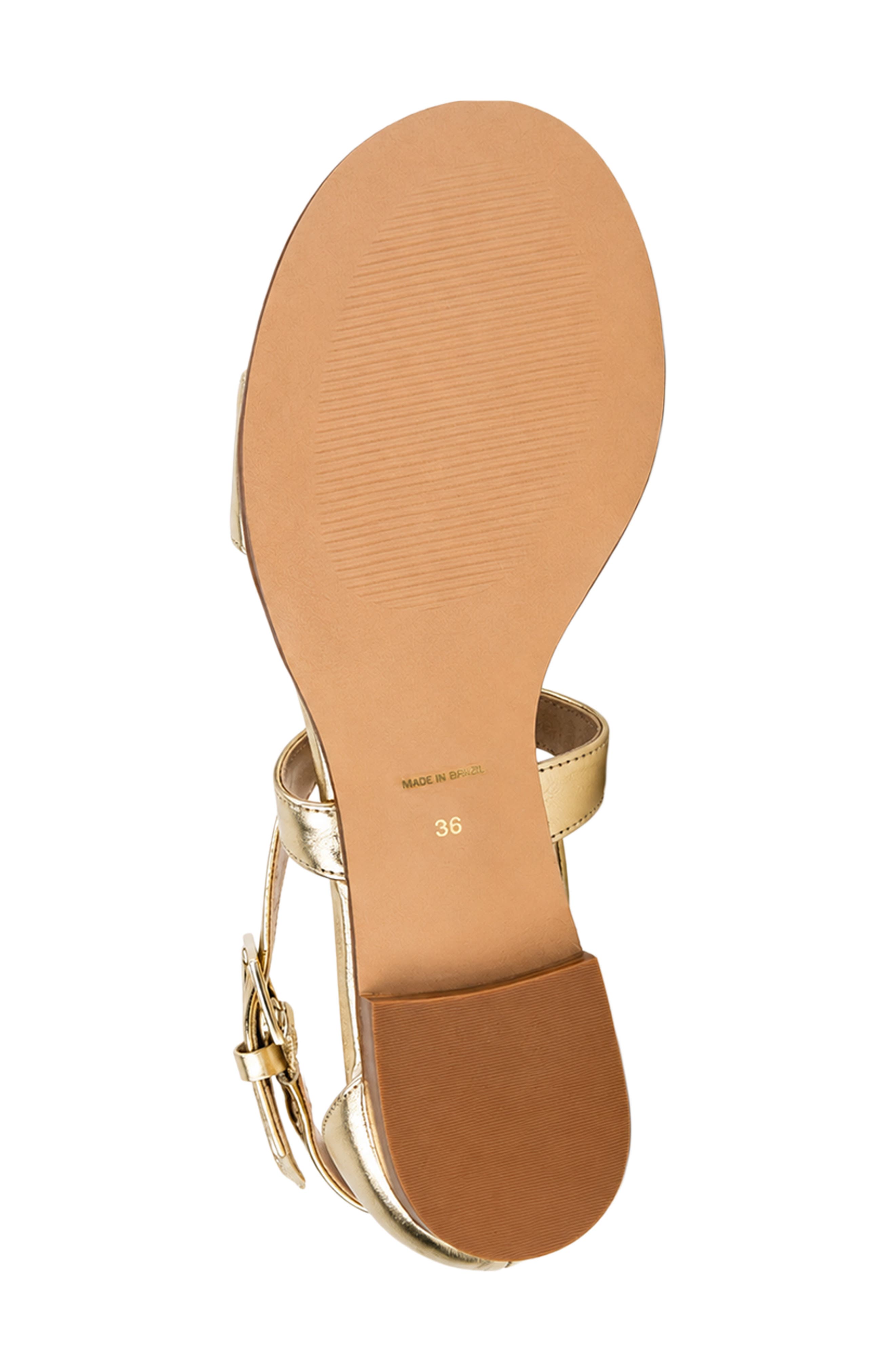 Kilia Leather Sandal, Alternate, color, GOLD