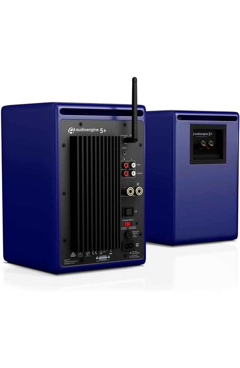 Audioengine A5+ Home Music System w/ Bluetooth aptX-HD, Alternate, color, Blue