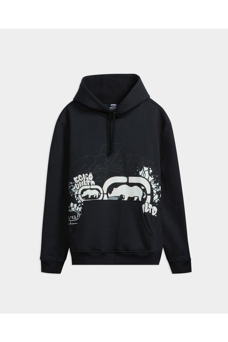 Graffiti Across the City Hoodie, Main, color, Vintage Black