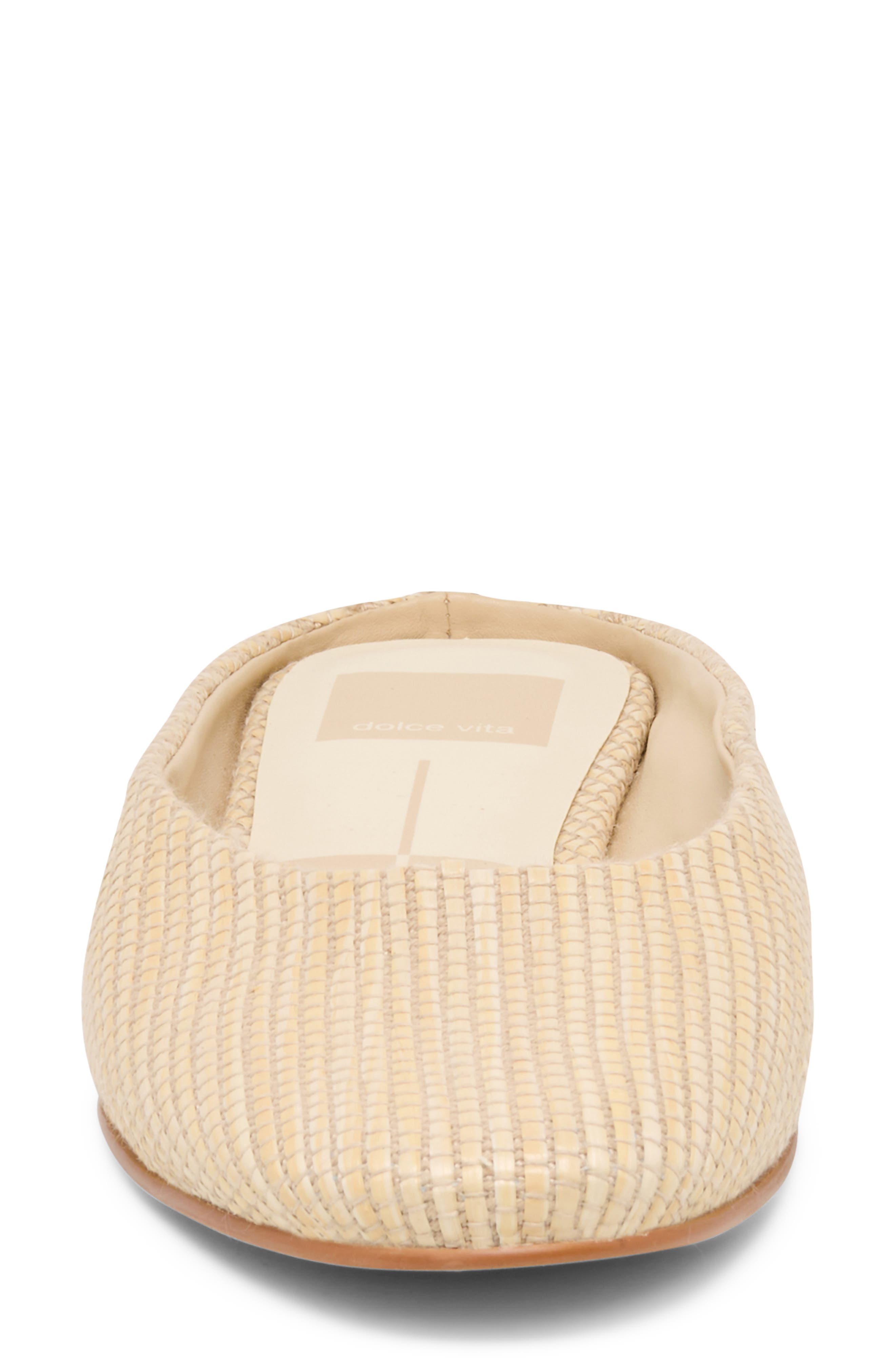 Eila Mule, Alternate, color, LIGHT NATURAL RAFFIA