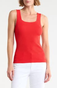 Splendid Rib Knit Sleeveless Sweater