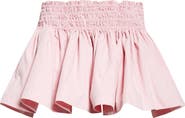 Paolina Russo Track Shirred Miniskirt