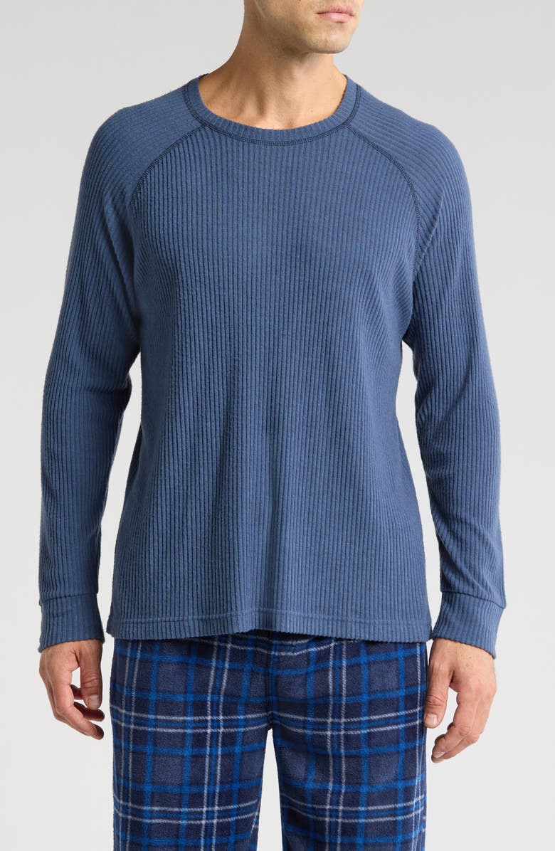 Majestic International Raglan Sleeve Pajama T-Shirt, Main, color, Blue