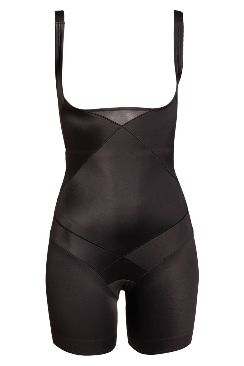 Tummy Tuck High Underbust Shaper, Alternate, color, BLACK