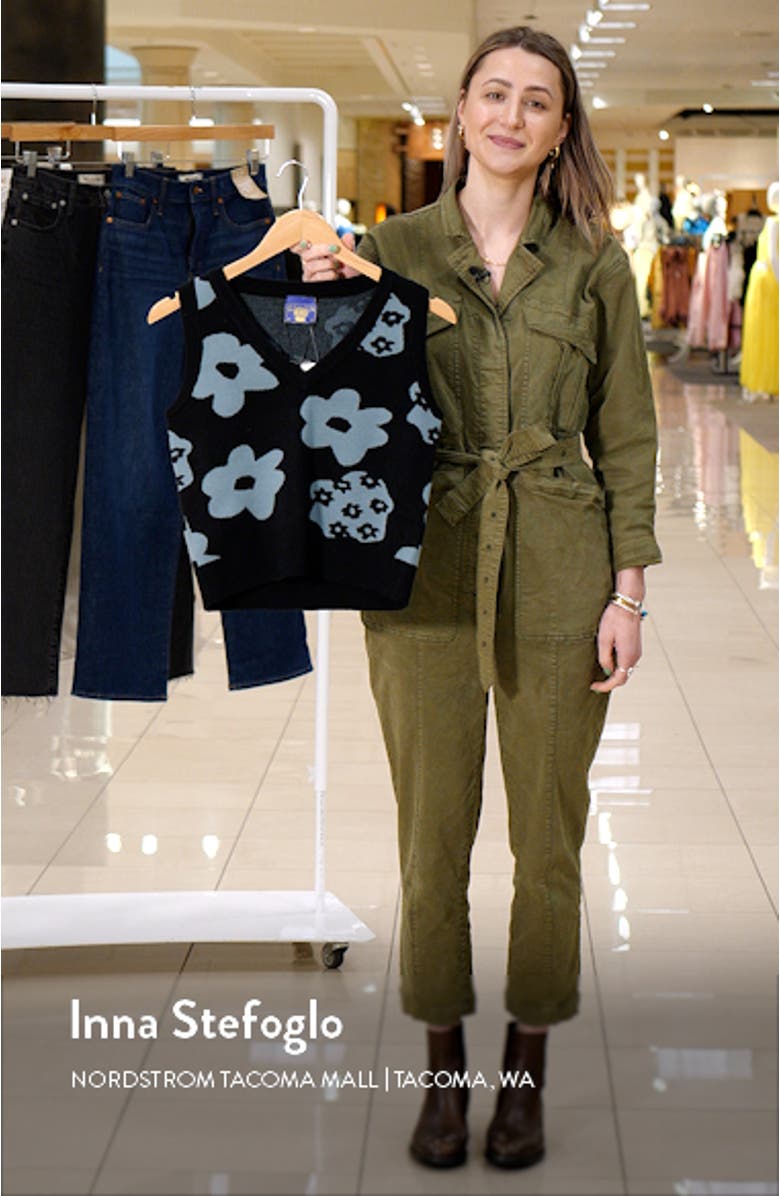 In Bloom Floral Sweater Vest, sales video thumbnail