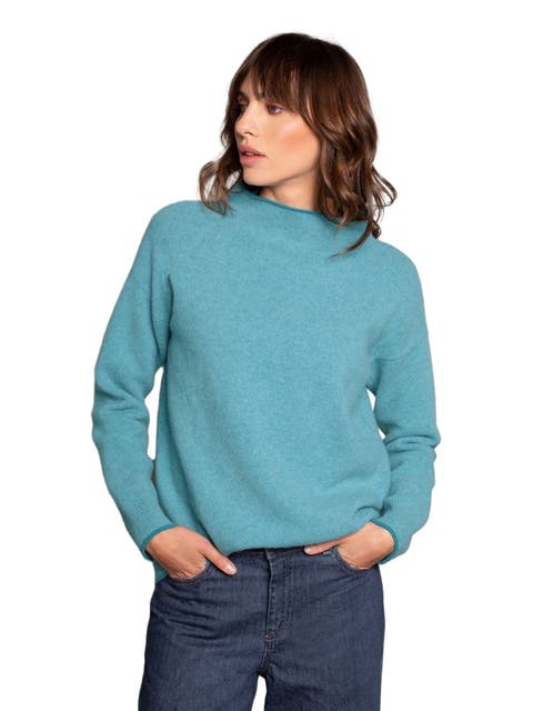 Felted Funnel Neck Sweater