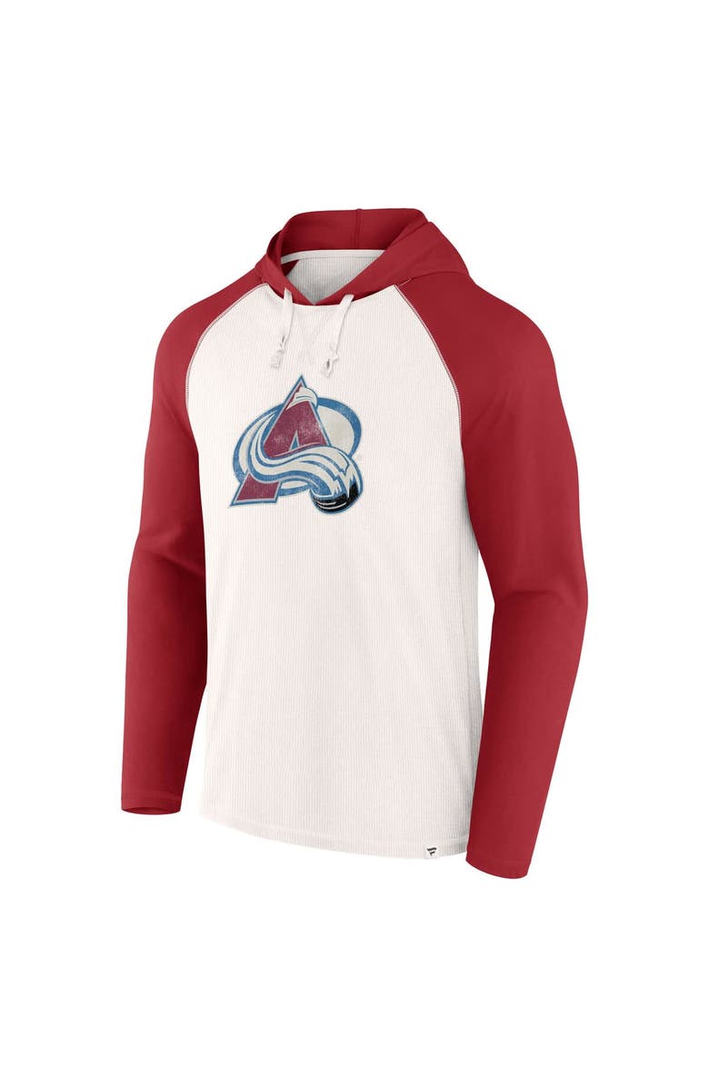 FANATICS Men's Fanatics White Colorado Avalanche Vintage Winger Pullover Hoodie, Alternate, color,