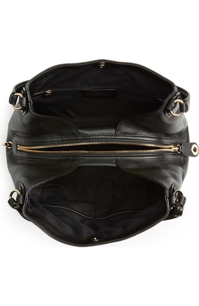 COACH 'Edie' Pebbled Leather Shoulder Bag, Alternate, color,