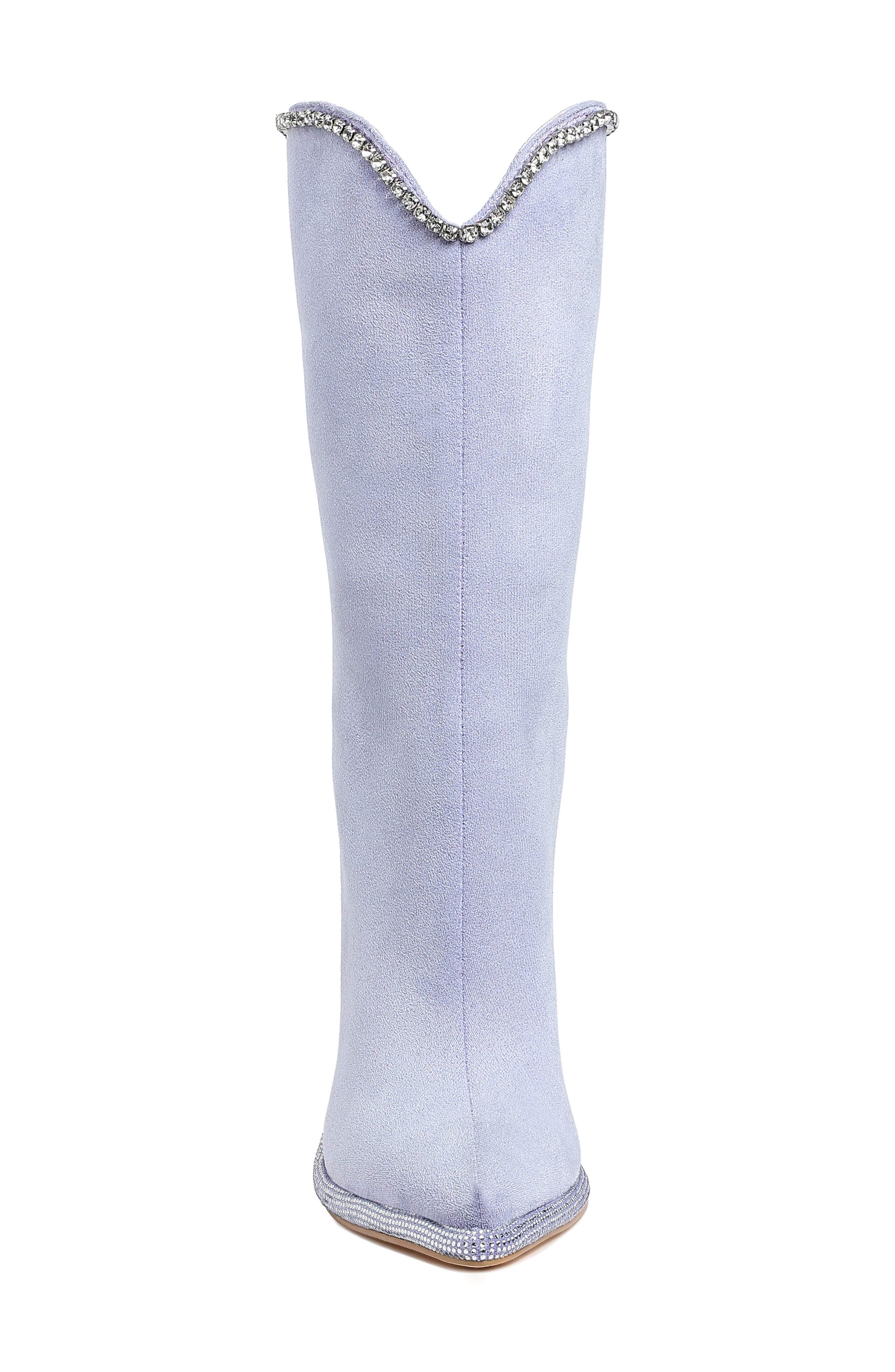 LONDON RAG Ashipa Western Boot, Alternate, color, Lilac