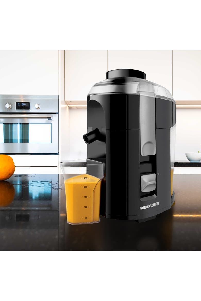 Fruit and Vegetable Juice Extractor, Alternate, color, Black