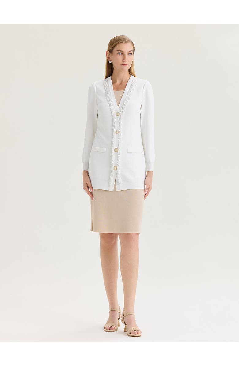 Misook Sleeveless Sheath Knit Dress, Alternate, color, Biscotti